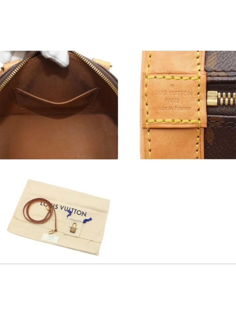 Louis Vuitton Monogram Alma BB Bag Shoulder
